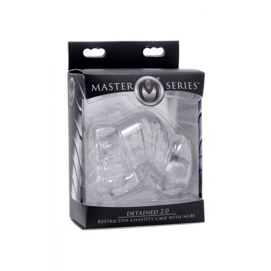 MS DETAINED 2.0 RESTRICTIVE CHASTITY CAGE WITH NUBS