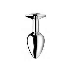 BS CLEAR GEM LARGE ANAL PLUG - CLEAR