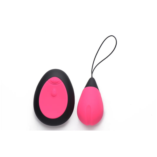 10X SILICONE VIBRATING EGG - PINK