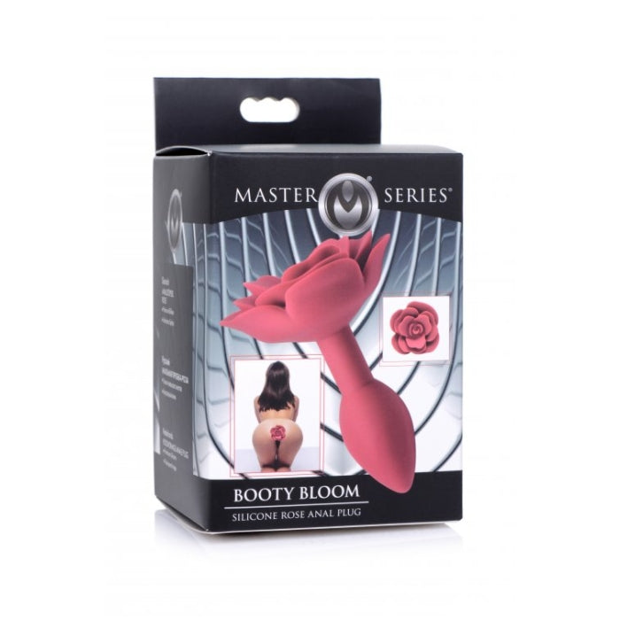 MS BOOTY BLOOM SILICONE ROSE ANAL PLUG - SMALL