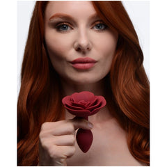 MS BOOTY BLOOM SILICONE ROSE ANAL PLUG - SMALL