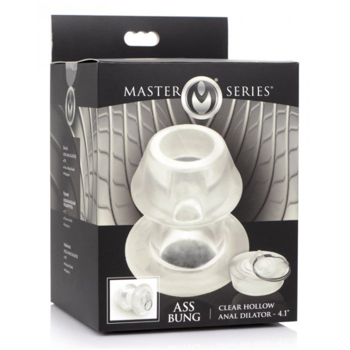 MS ASS BUNG CLEAR HOLLOW ANAL DILATOR 4.1" - XL