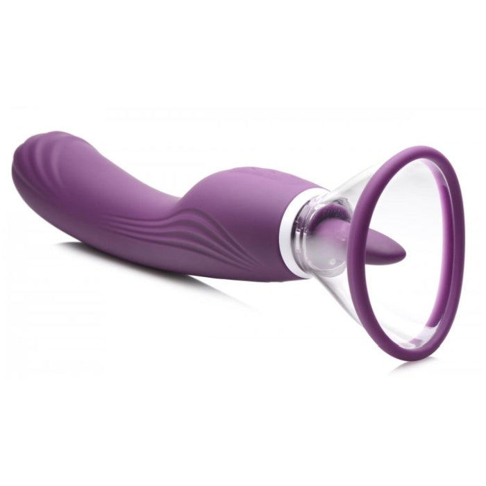SH LICKGASM 8X LICKING & SUCKING VIBRATOR 9.5"