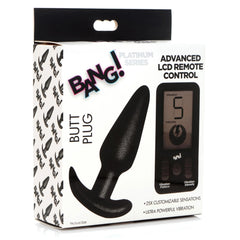 BG PLATINUM SERIES BUTT PLUG W/REMOTE CONTROL