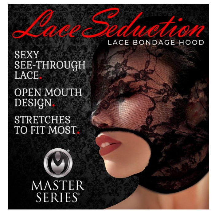LACE SEDUCTION LACE BONDAGE HOOD