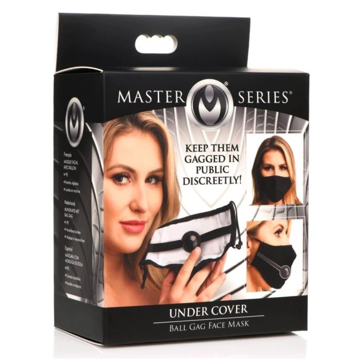 MS UNDER COVER BALL GAG FACE MASK