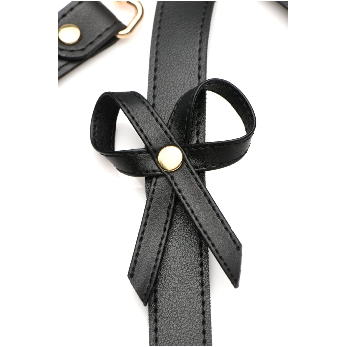 BONDAGE HARNESS W/BOWS - M/L