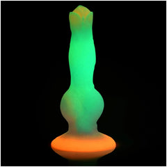 CC SPACE COCK GLOW-IN-THE-DARK SILICONE ALIEN DILDO