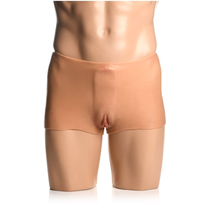 PUSSY PANTIES SILICONE VAGINA + ASS PANTIES - SMALL