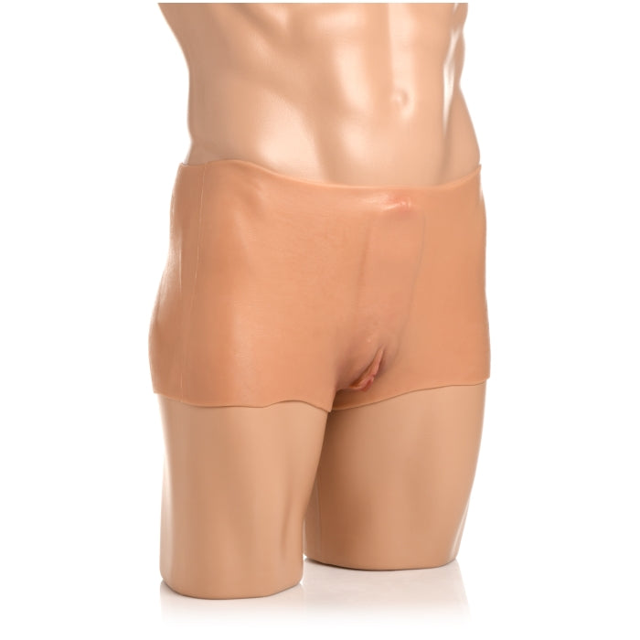 PUSSY PANTIES SILICONE VAGINA + ASS PANTIES - SMALL