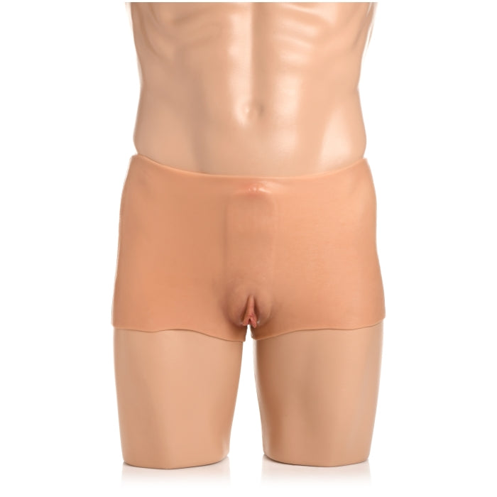 PUSSY PANTIES SILICONE VAGINA + ASS PANTIES - SMALL