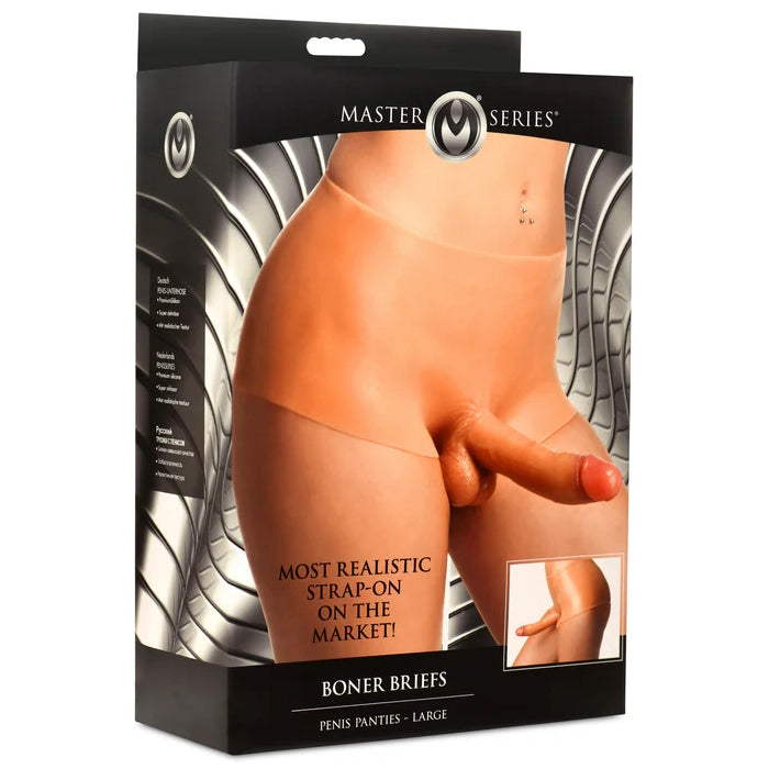 BONER BRIEFS PENIS PANTIES - LARGE