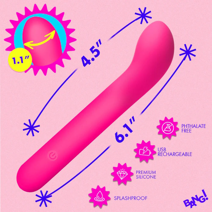 G-SPOT VIBE PINK FLEXIBLE SILICONE