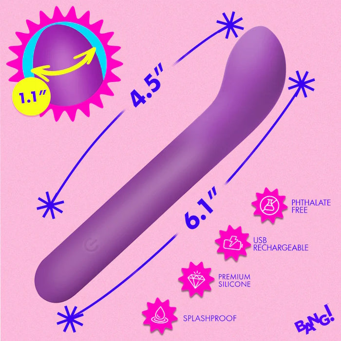 G-SPOT VIBE PURPLE FLEXIBLE SILICONE