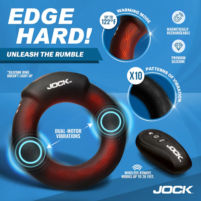 RUMBLER 2" VIBE & WARMING C-RING