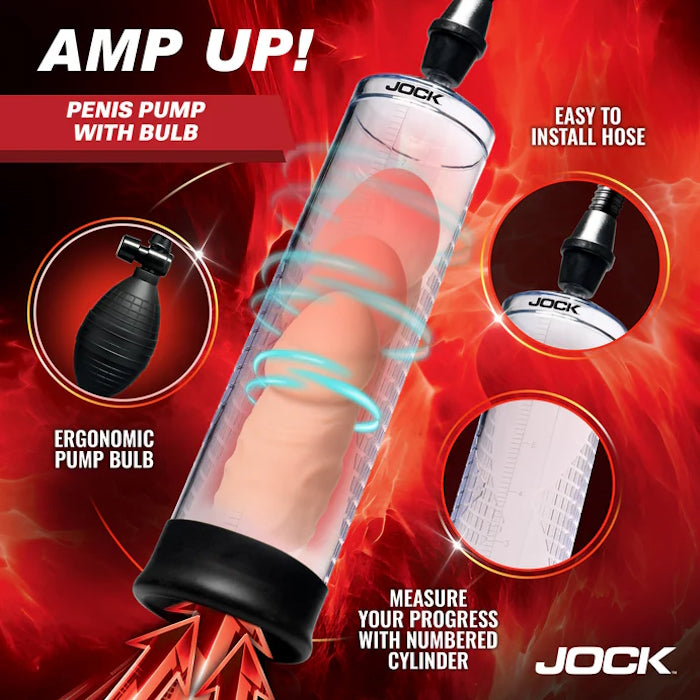 PENIS PUMP W/ BULB AMP UP