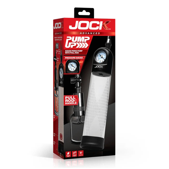 GAUGE PENIS PUMP W/ PULL ROD PUMP UP