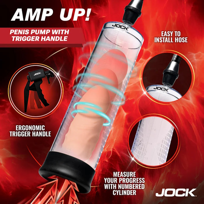 PENIS PUMP W/ TRIGGER HANDLE AMP UP