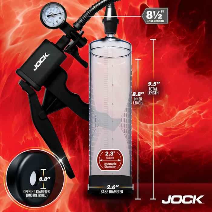 PENIS PUMP W/ GAUGE & TRIGGER HANDLE PUMP UP