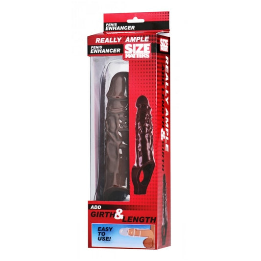 SM REALLY AMPLE PENIS ENHANCER - BROWN