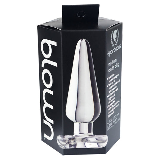 SPADE ANAL PLUG MEDIUM CLEAR
