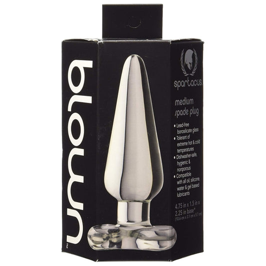 TAPERED ANAL PLUG MEDIUM CLEAR