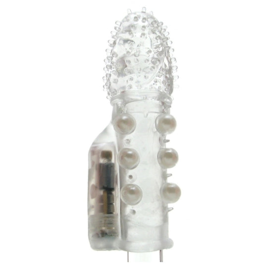 LIGHT UP EXTERME PLEASURE PEARLS SLEEVE - CLEAR