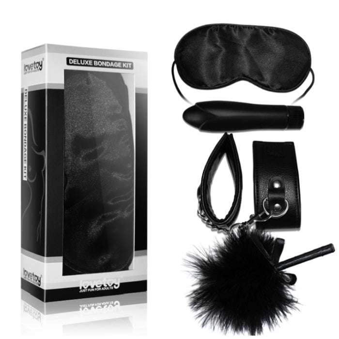 DELUXE BONDAGE KIT - BLACK