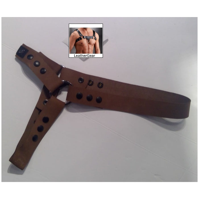 LEATHER HARNESS MODEL 0002 - HANDMADE