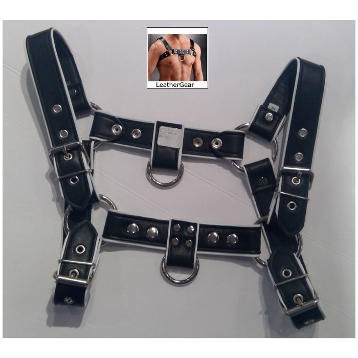 LEATHER HARNESS MODEL 0003 - HANDMADE