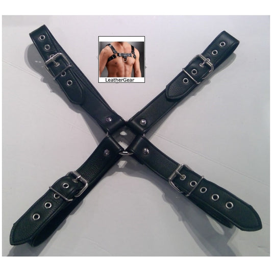 LEATHER HARNESS MODEL 0008 - HANDMADE