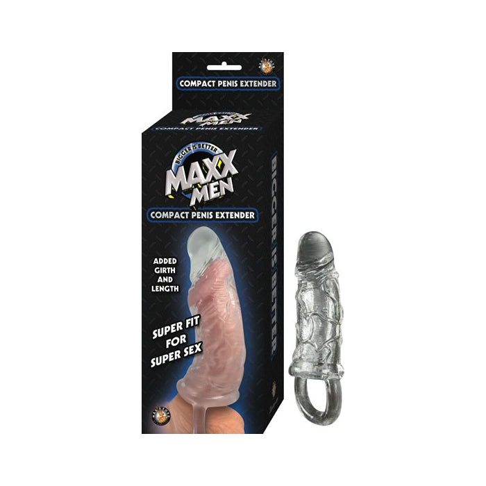 MAXX MEN COMPACT PENIS SLEEVE-CLEAR