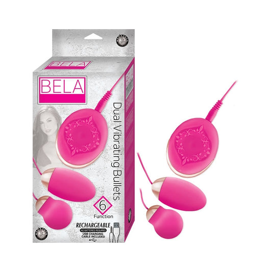 BELA DUAL VIBRATING BULLETS-PINK