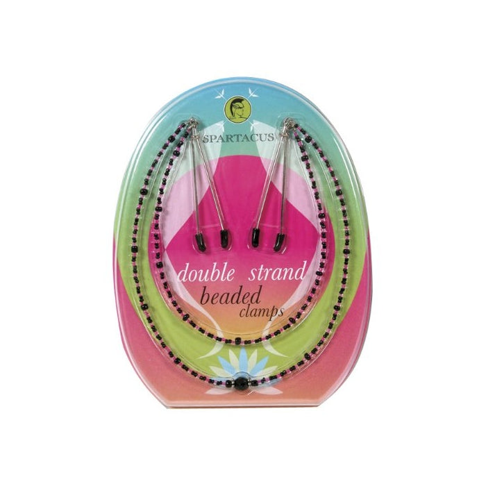 PURPLE DOUBLE STRAND NIPPLE CLAMPS